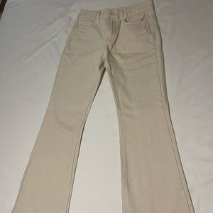 Size Small / John Galt / Straight Leg Jeans / Color: Bone